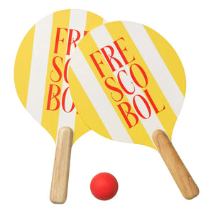 PrintWorks - Frescobol beach rackets - Set of 2 | Yellow