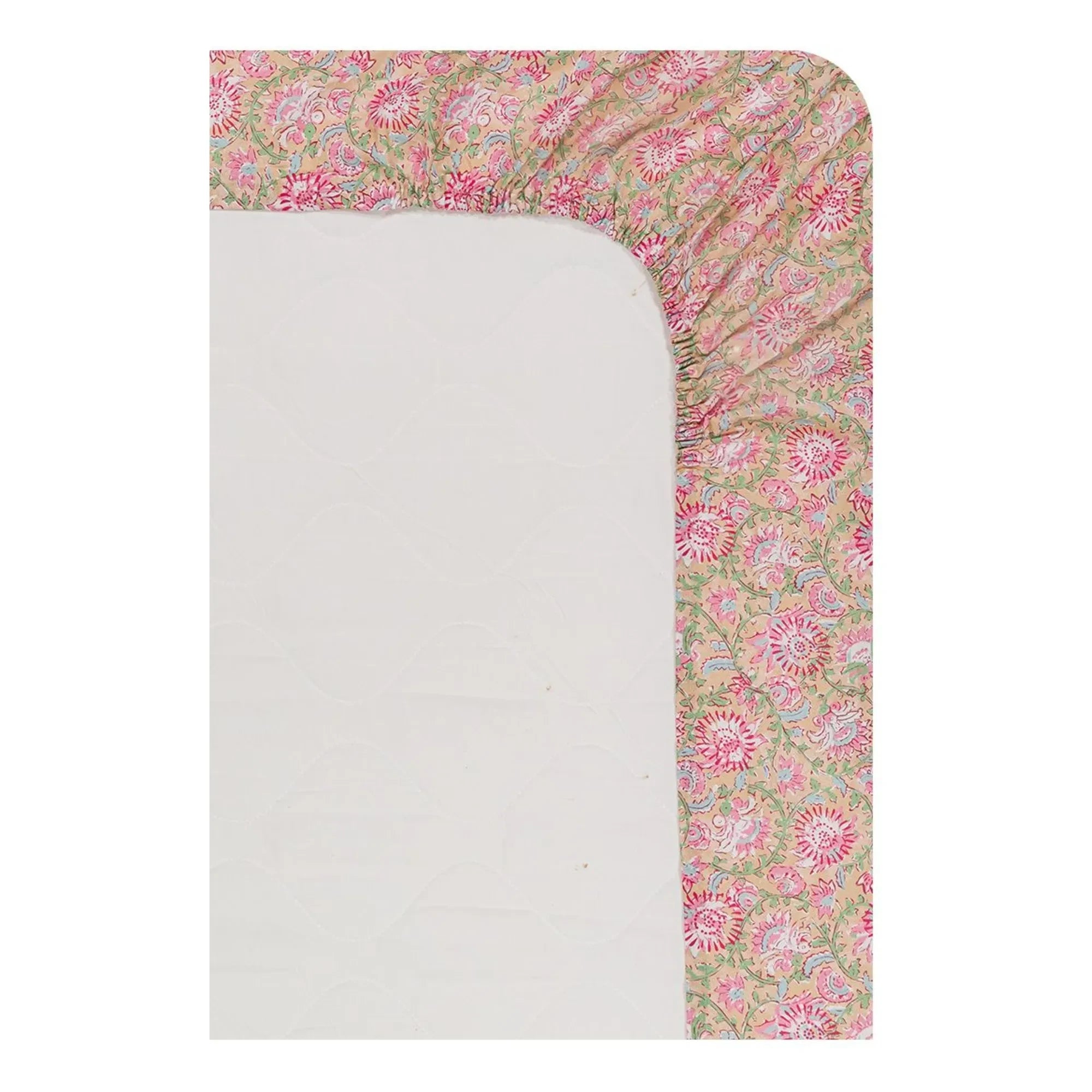 Louise Misha - Organic Cotton Elastic Fitted Sheet | Yellow