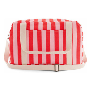 Rose in April - Raphaël striped diaper bag | Red