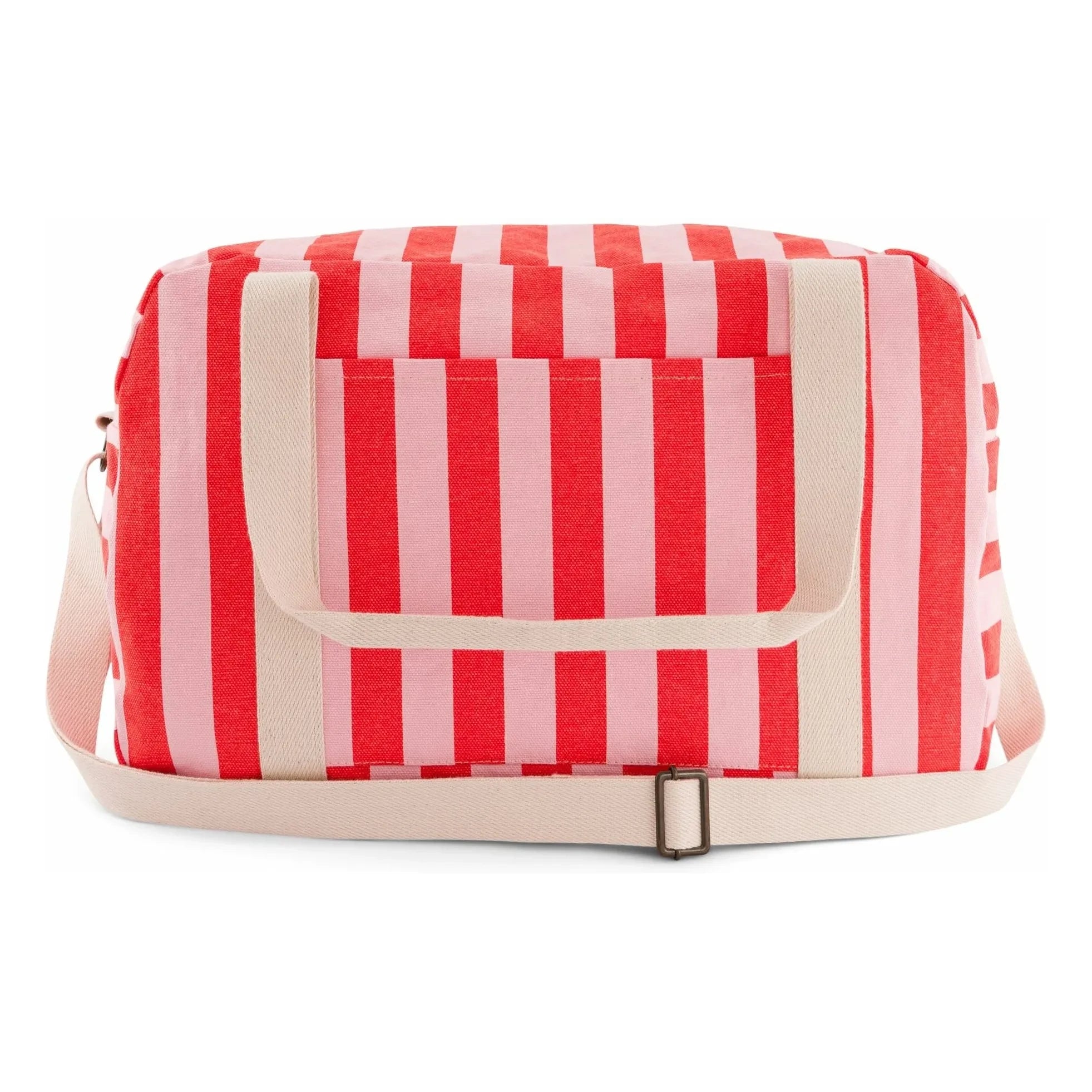 Rose in April - Raphaël striped diaper bag | Red