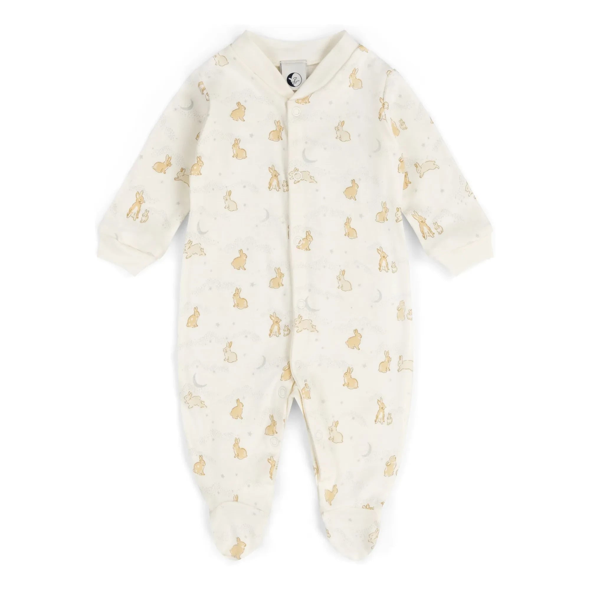 Sleepy Doe - Tavşan ayaklı pijama Organik pamuk | Ekru