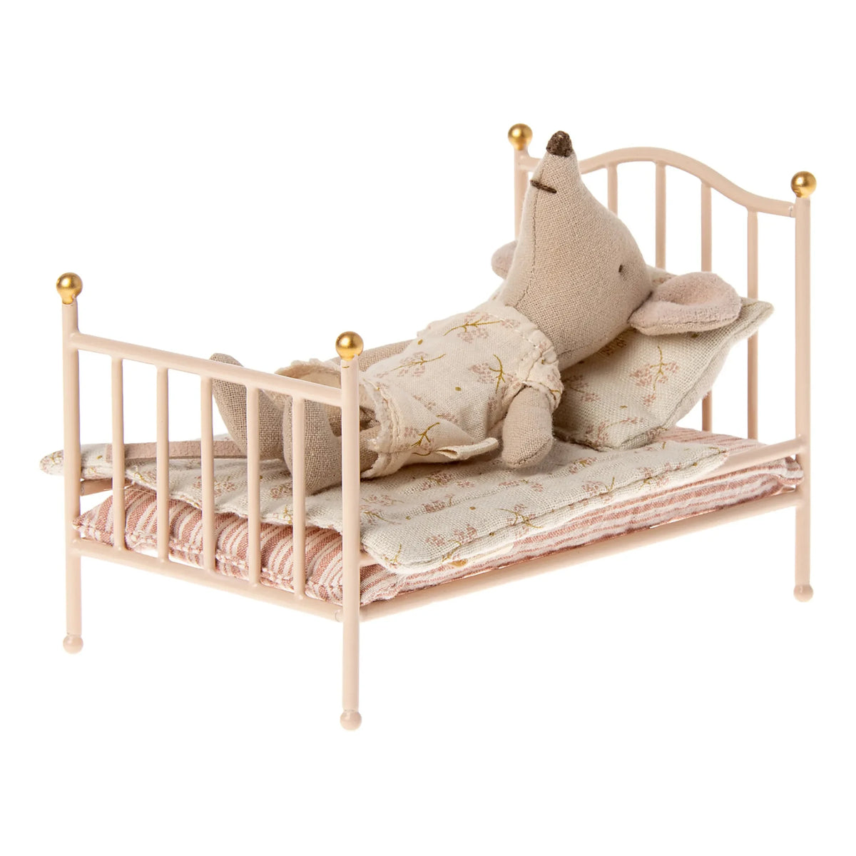 Maileg - Mini Vintage Karyola | Pembe