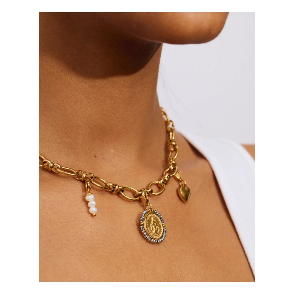 Palas - Silver Maria Necklace | Silver