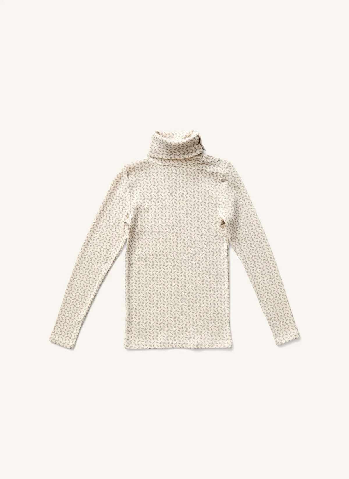 Soor Ploom - Cross-Stitched Fisherman's Neck | Beige Pink