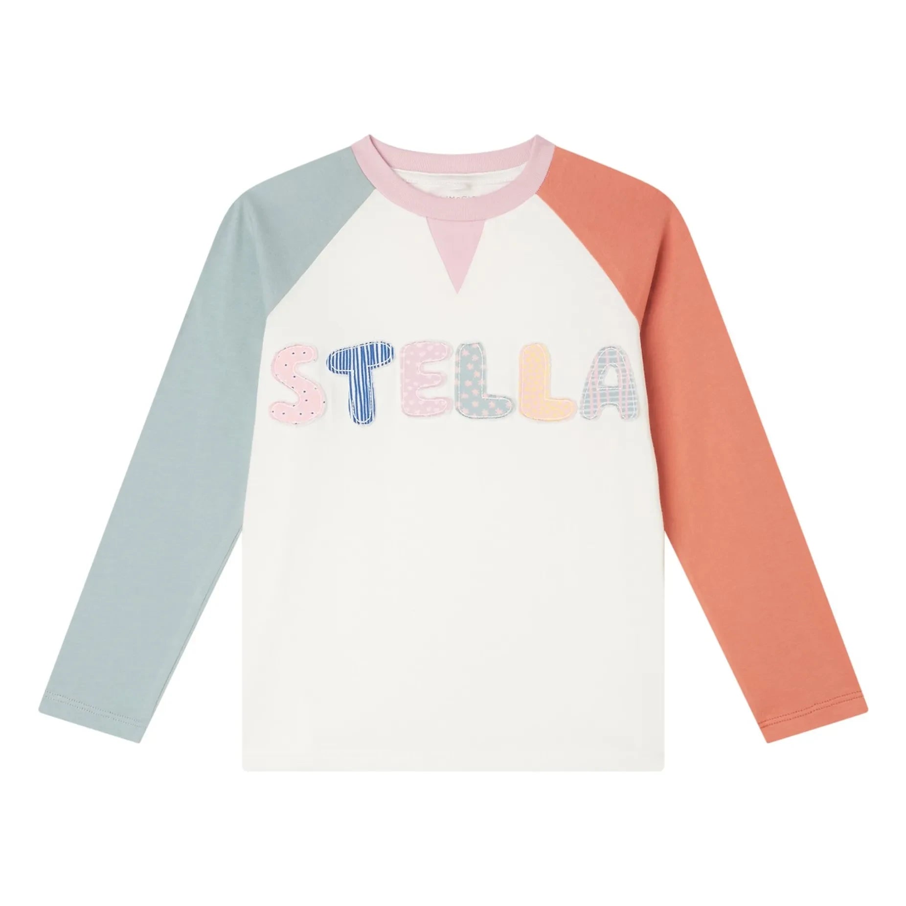 Stella McCartney Kids - Stella Color Block T-Shirt | Ivory