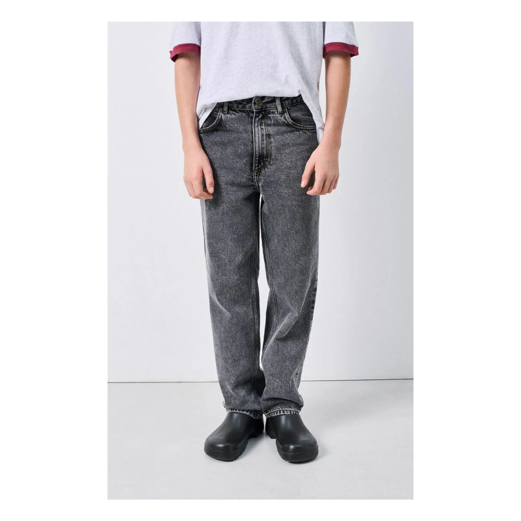 American Vintage - Straight Fit Jeans | Dark Gray Denim