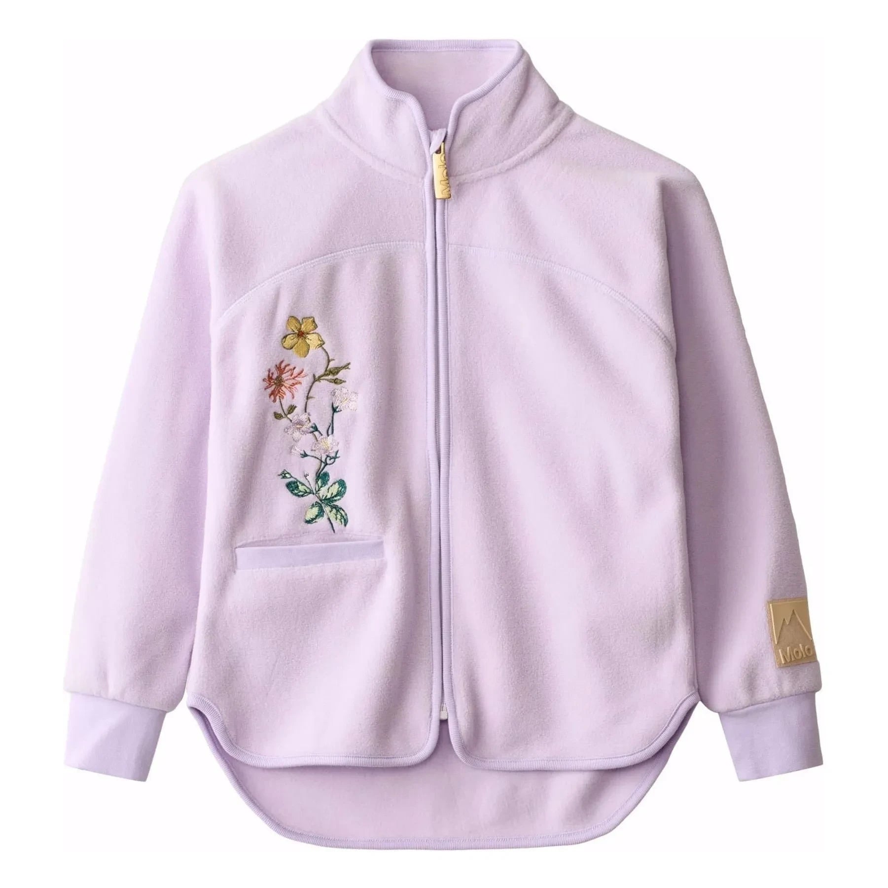 Molo - Ulani Fermuarlı Sweatshirt Çiçekler Geri Dönüştürülmüş Lifler | Leylak