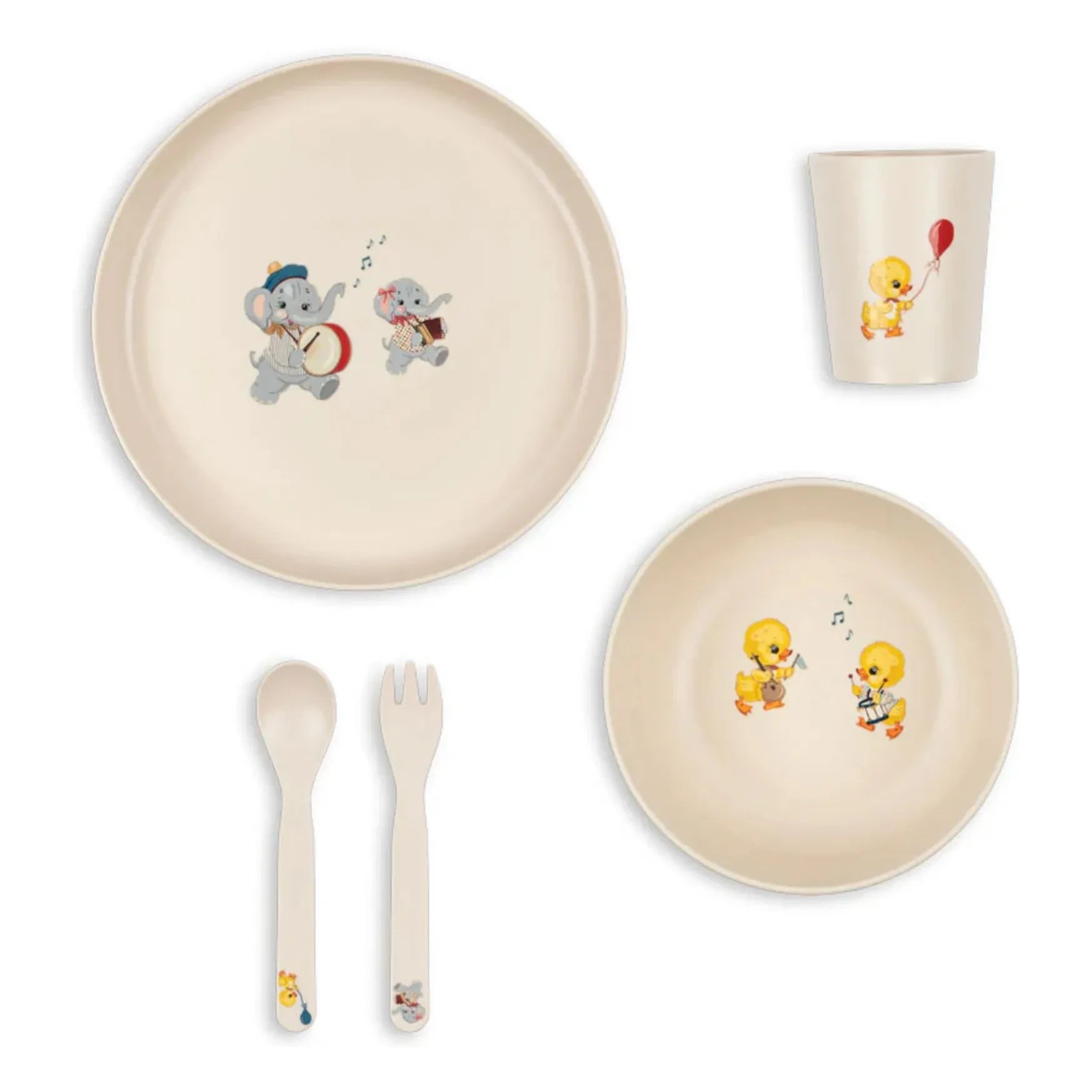 Konges Sløjd - Music Parade Dinner Set | Beige