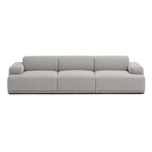 Muuto - Connect Soft 3-Seater Sofa | Light Gray