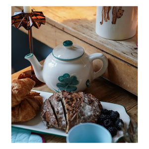 Anna + Nina - Shamrock Teapot | Green
