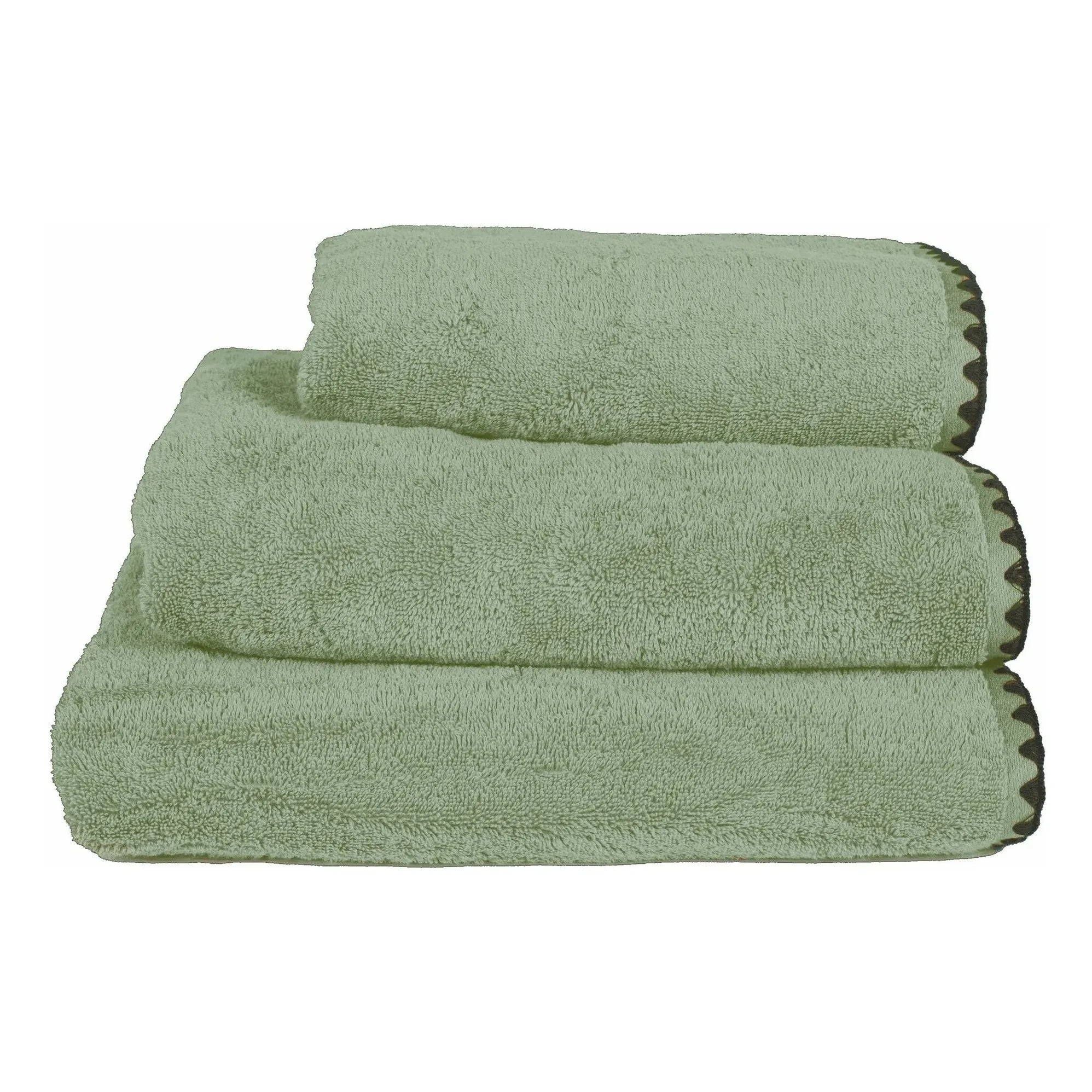 Haomy - Issey cotton bath towel | Almond green