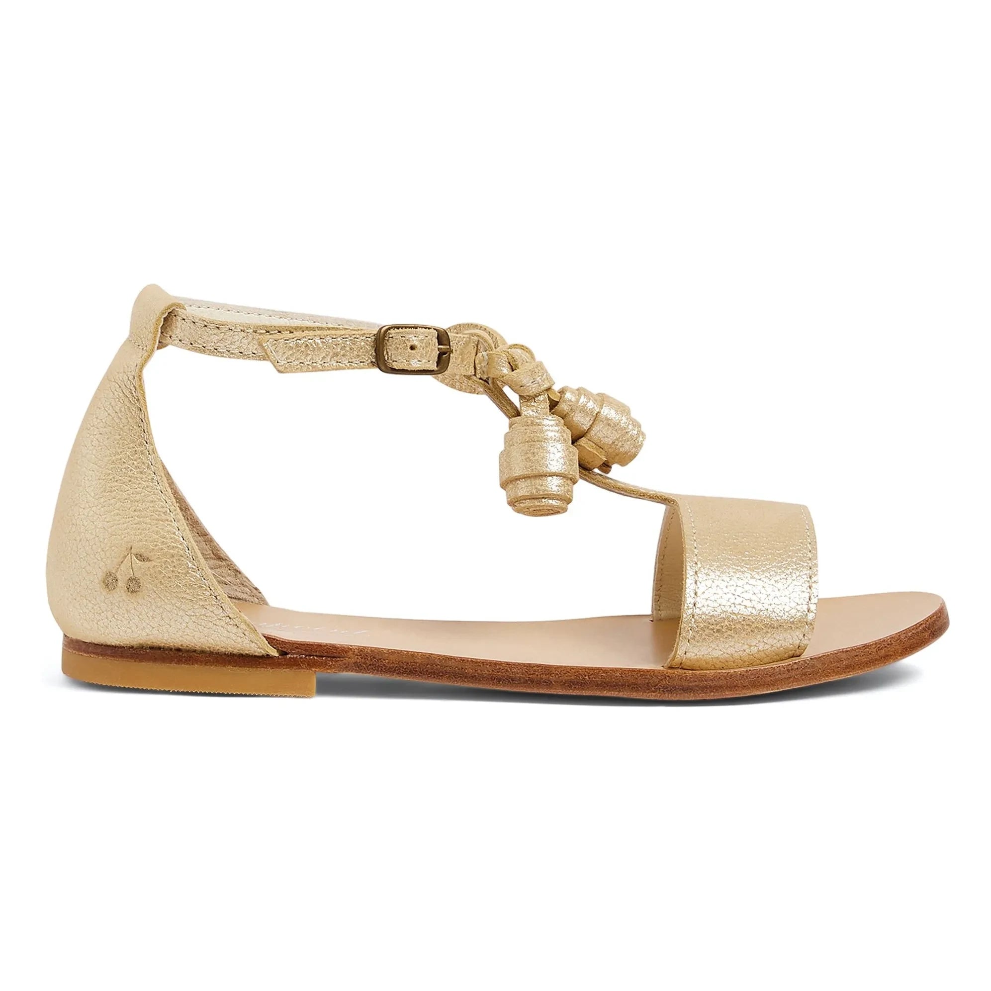 Bonpoint - Diamond Leather Sandals | Gold