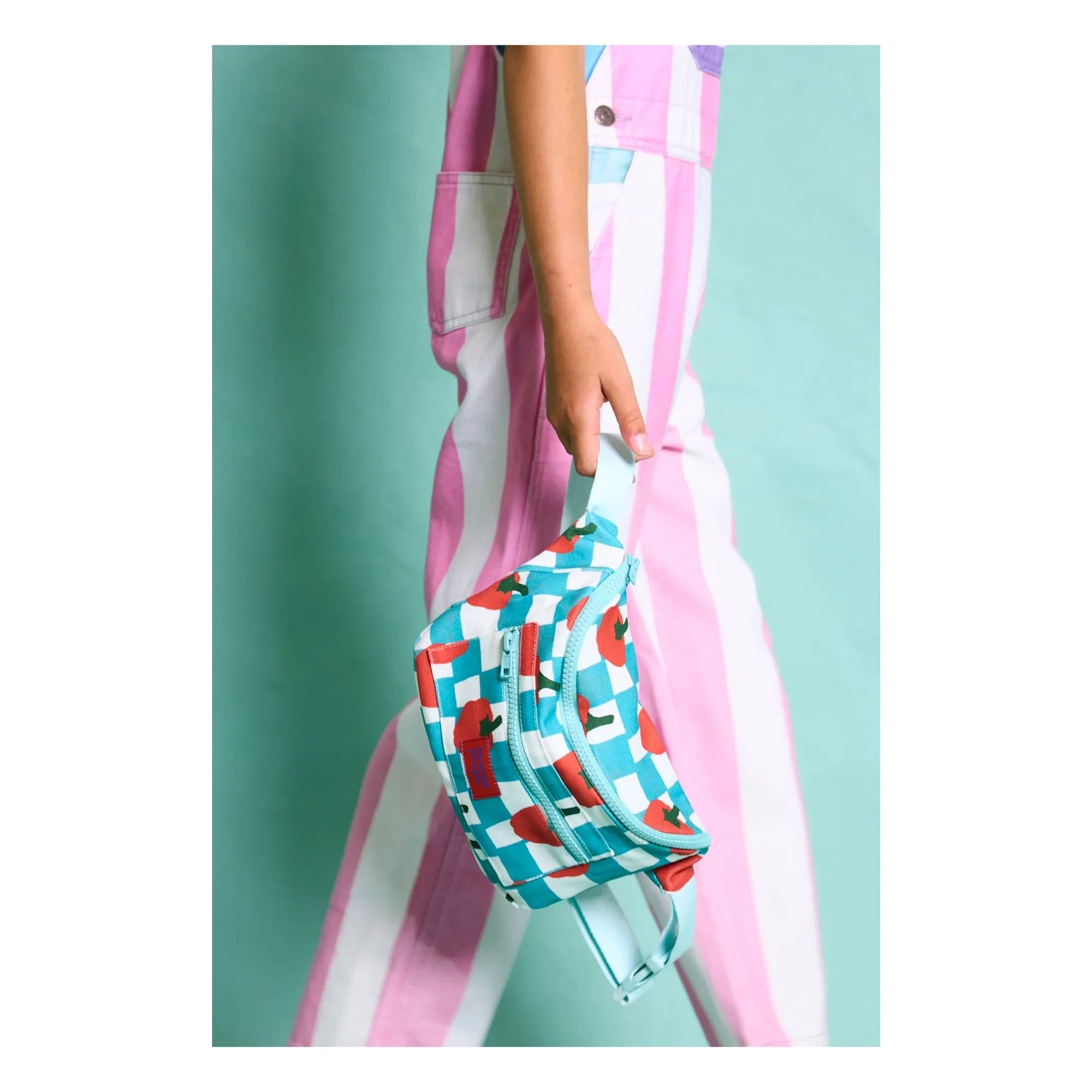 Favorite People - Amore Striped Overalls | Pink