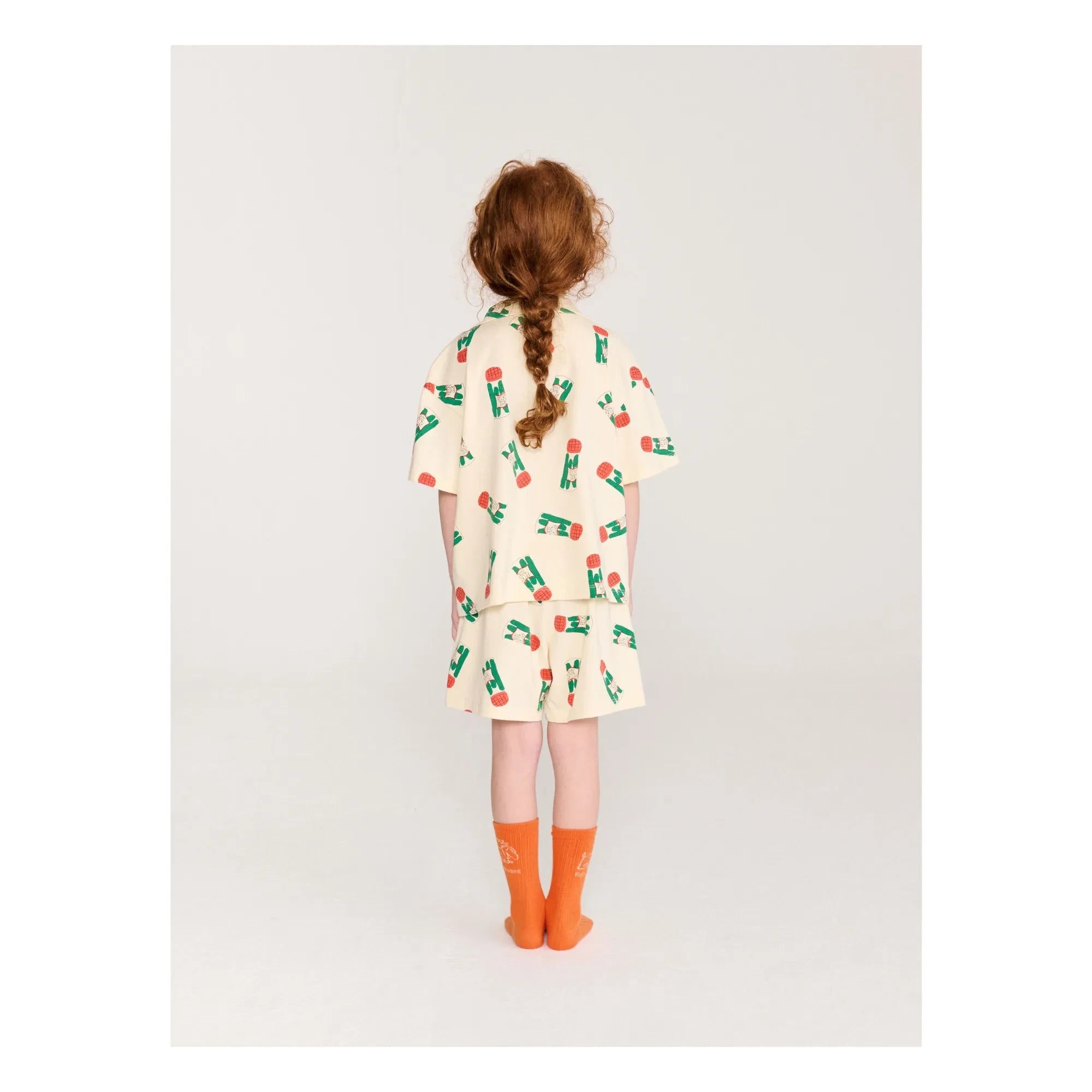 Bobo Choses - Pickles Organic Cotton Shirt and Shorts Set | Ecru