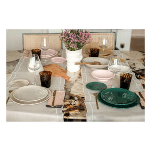 Maison Vessel - Blanca Crochet Lace Plates - Set of 2 | Jade