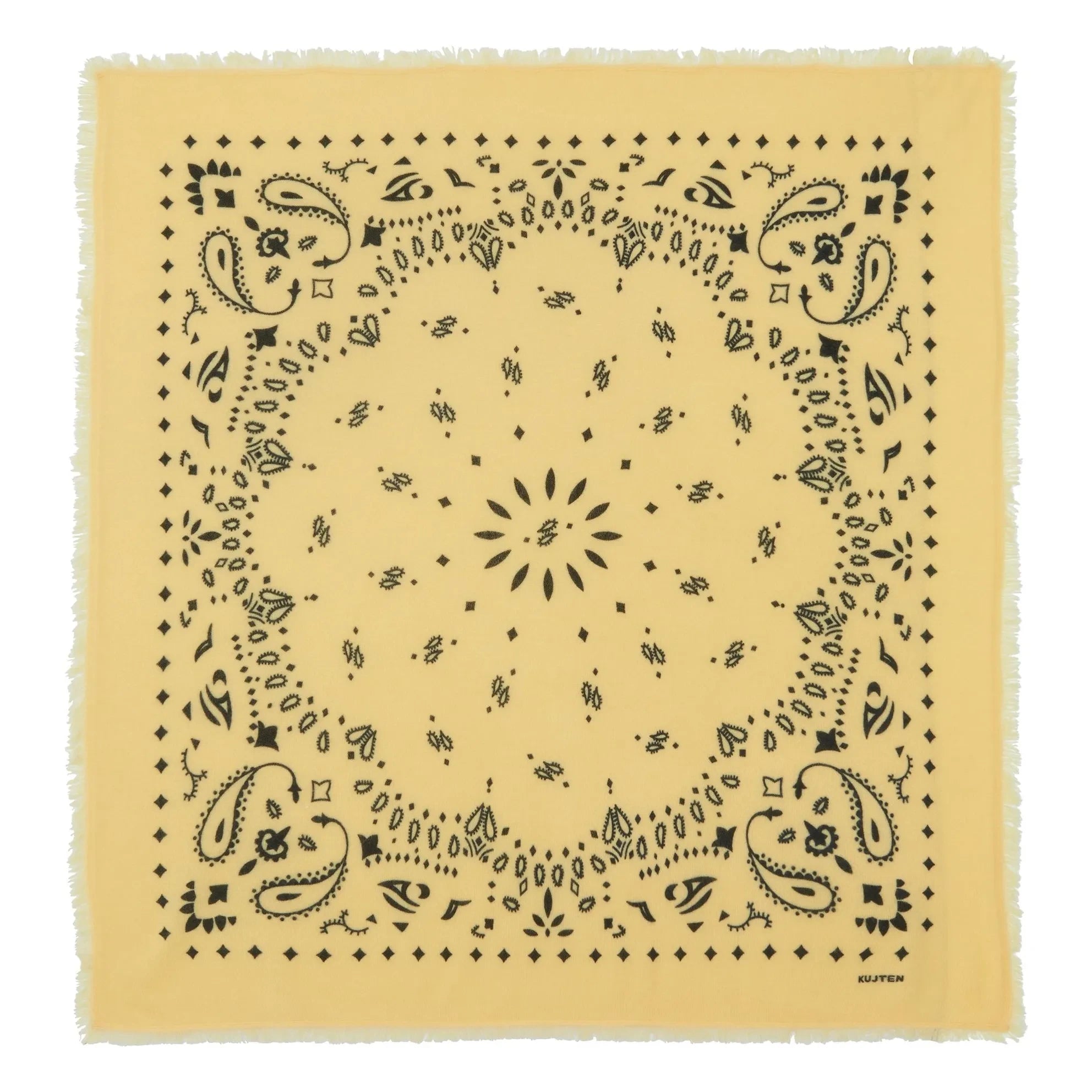 Kujten - Hachiko Kaşmir Bandana | Anason yeşili