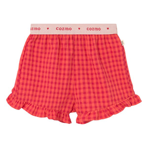 Cozmo - Short Jud Plaid Recycled Fiber | Red