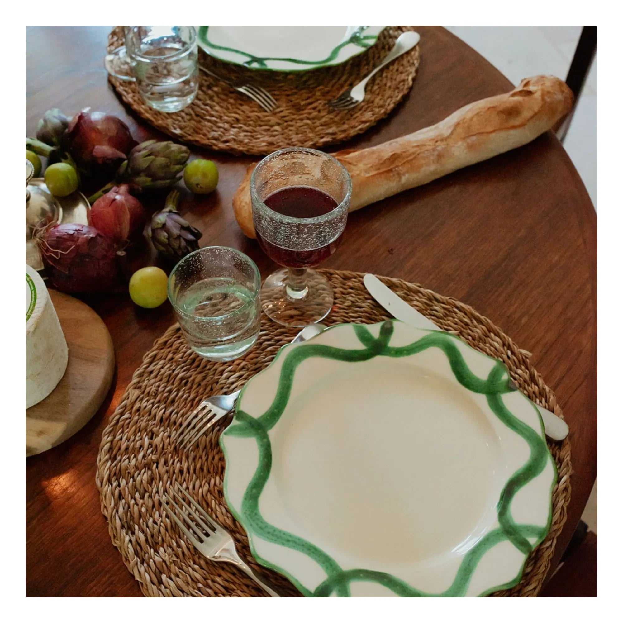 Denise - Olaf Plate | Green