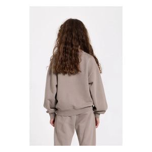 Smallable Kid - Maia organic cotton sweatshirt | Grey taupe