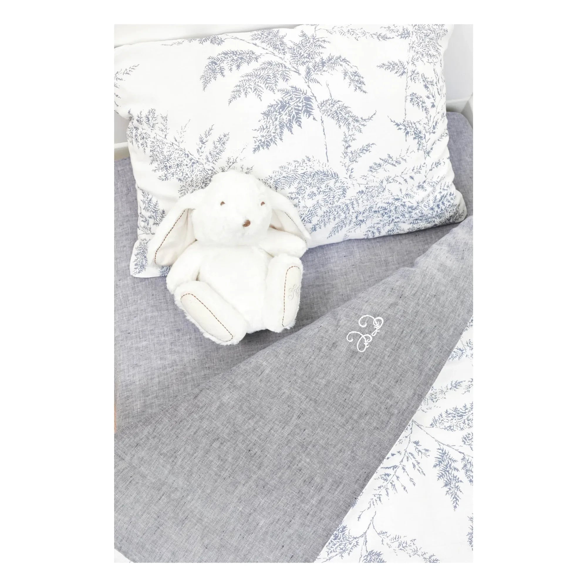 Tartine et Chocolat - Feuillage Bedding Set | Gray