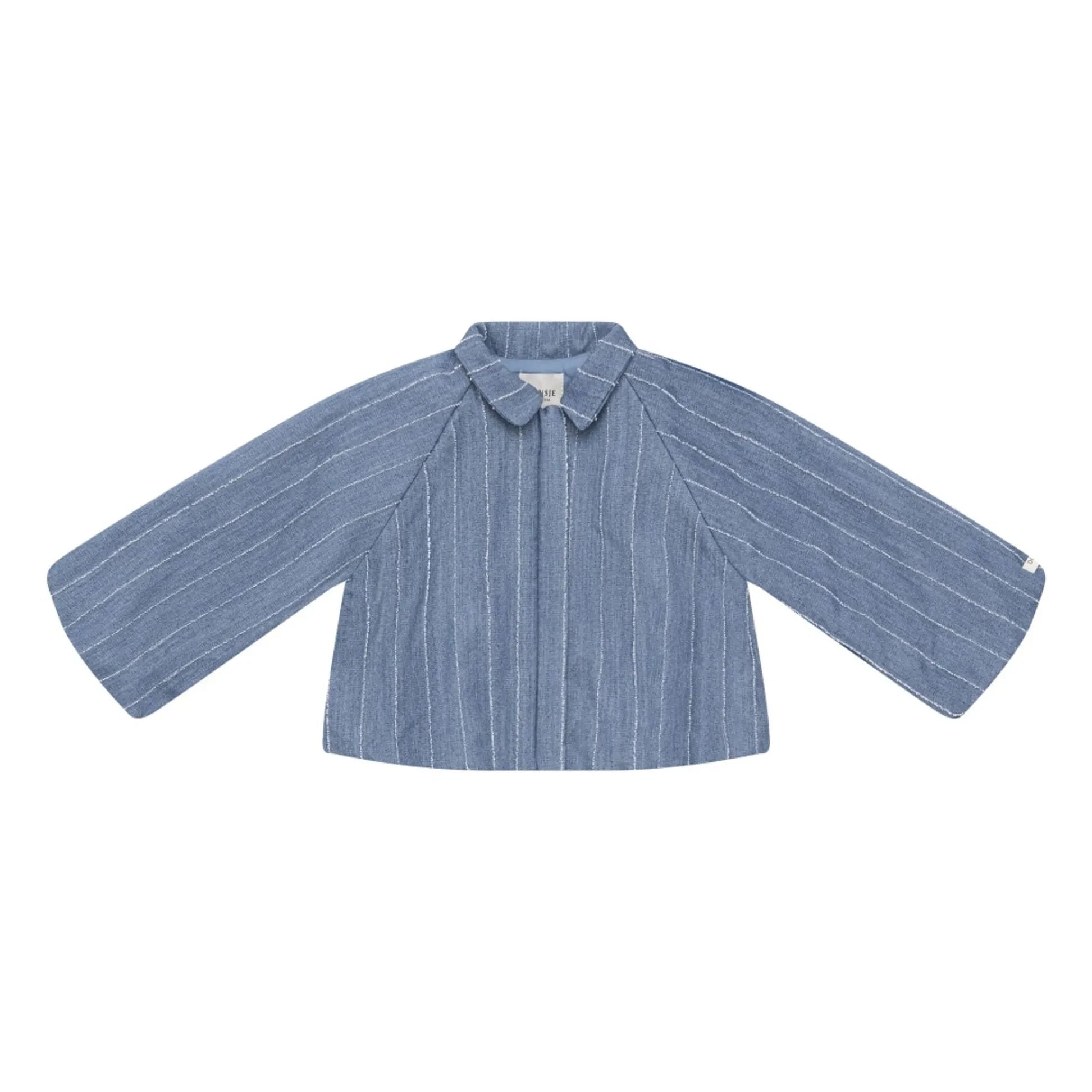 Donsje - Cyran Striped Jacket | Denim Blue
