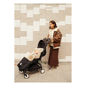 BINIBAMBA - Lambskin Baby Stroller Gloves | Toast