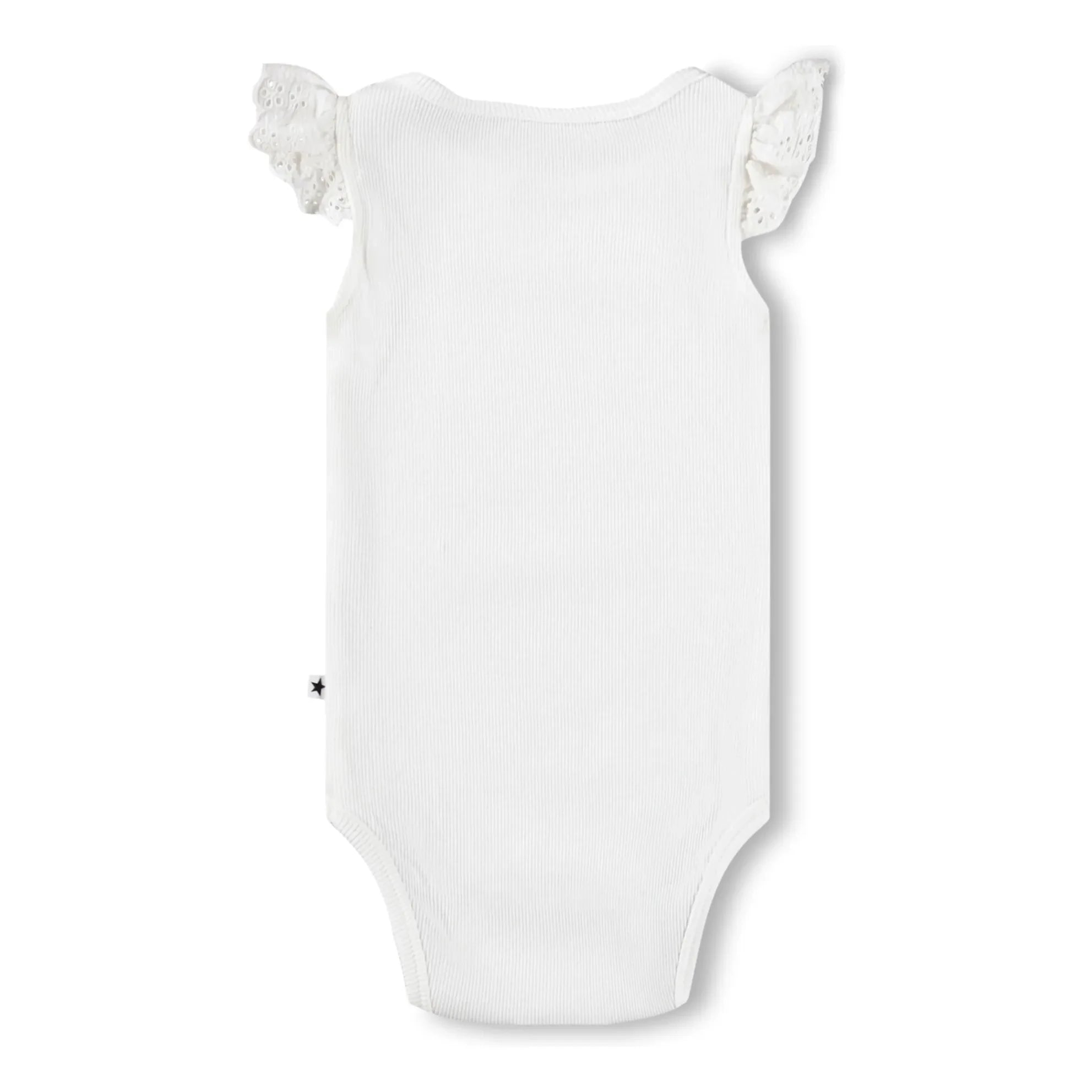 Molo - Flair Organic Cotton Bodysuit | White