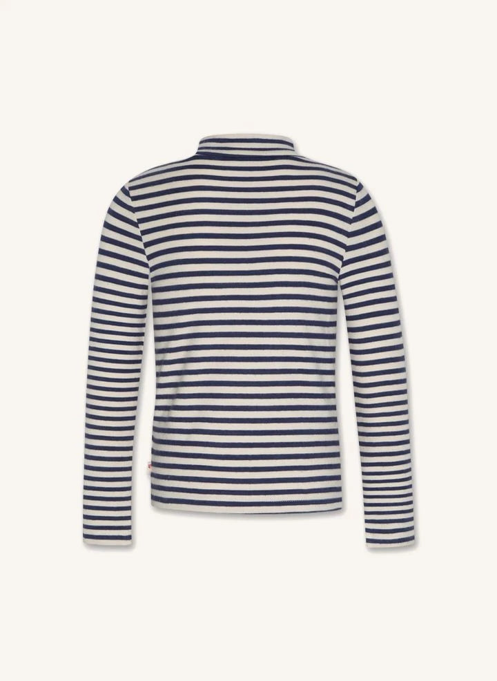 AO76 - Cora Striped T-Shirt | Night Blue
