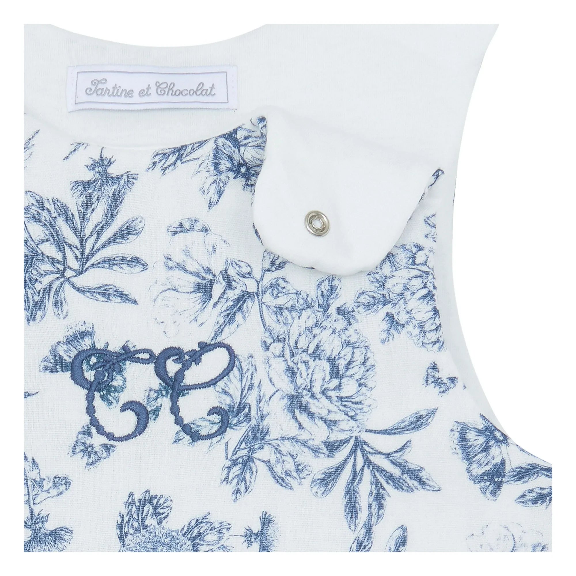 Tartine et Chocolat - Toile de Jouy Sleeping Bag | Navy Blue