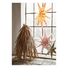 Madam Stoltz - Recycled Paper Star | Gray