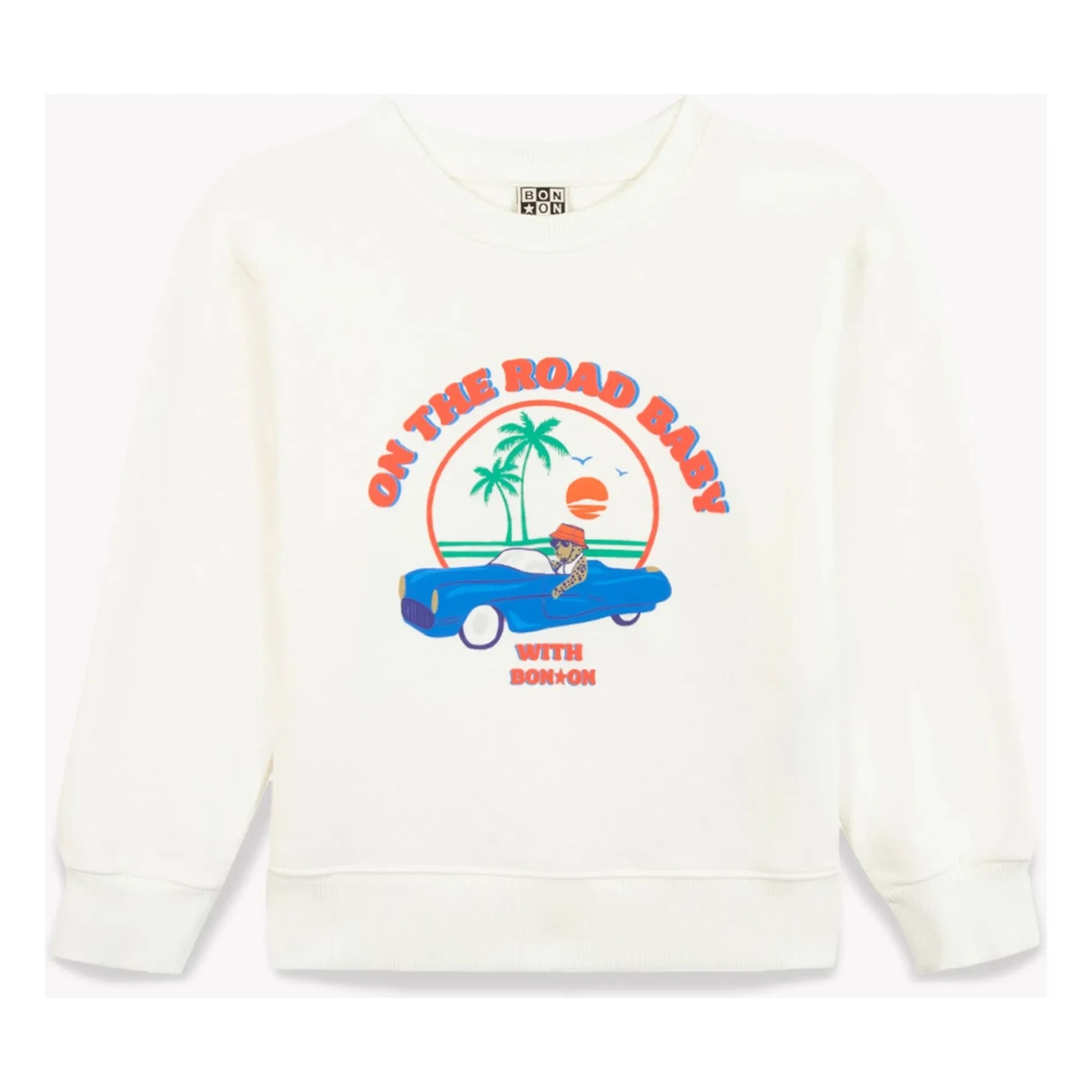 Bonton - Sweat Smile On The Road Molleton | Ivory