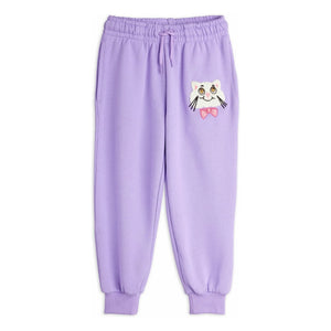 Mini Rodini - Organic Cotton Jogger Cat | Purple