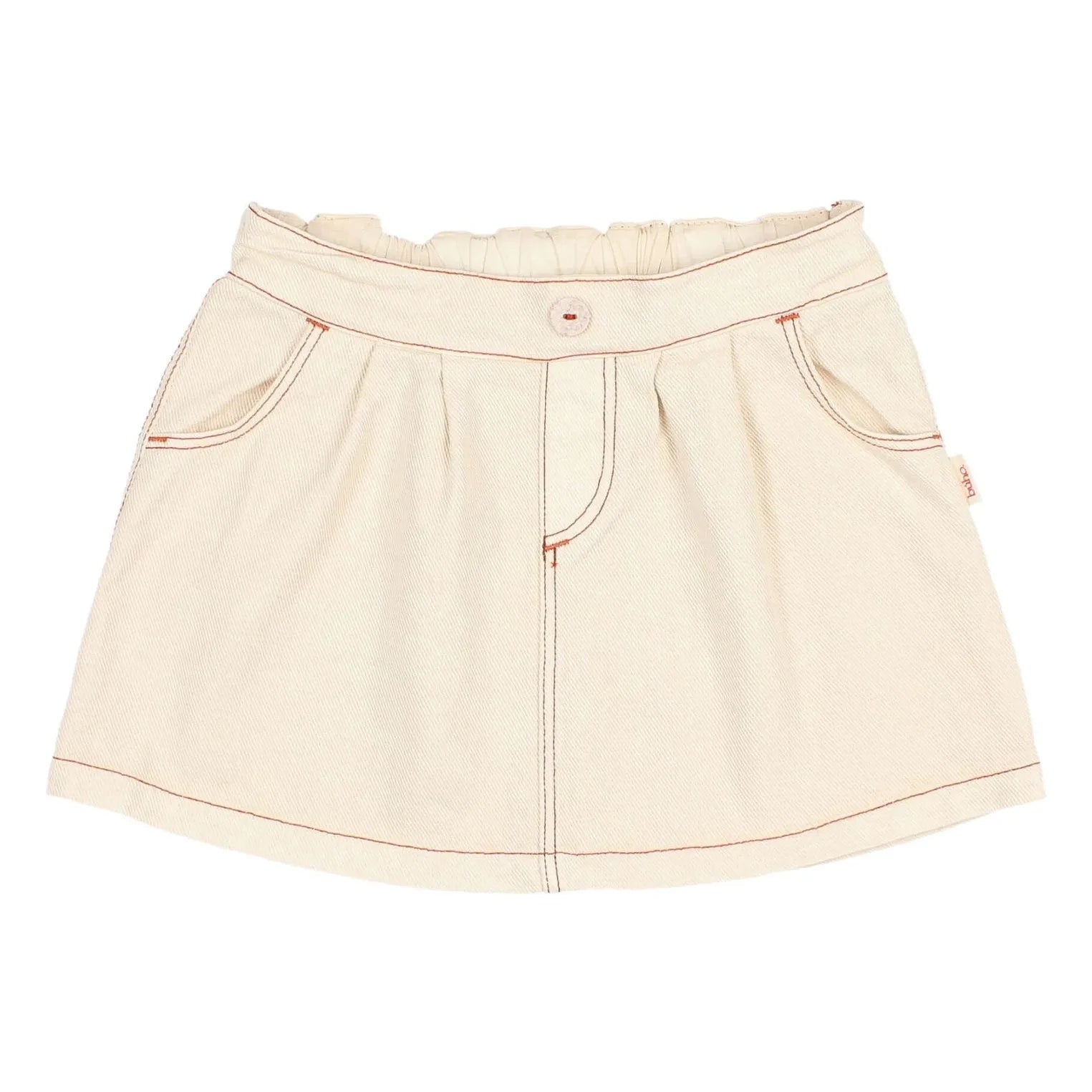 Búho - Linen Lyocell Skirt | Off White