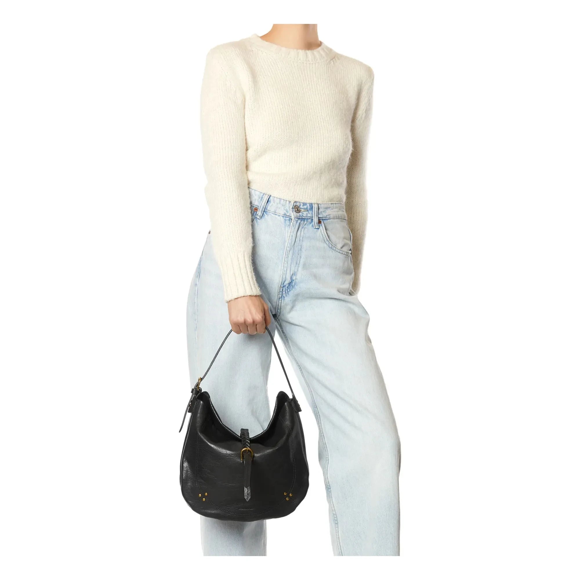 Jérôme Dreyfuss - Luis Chèvre Grainé Bag | Black