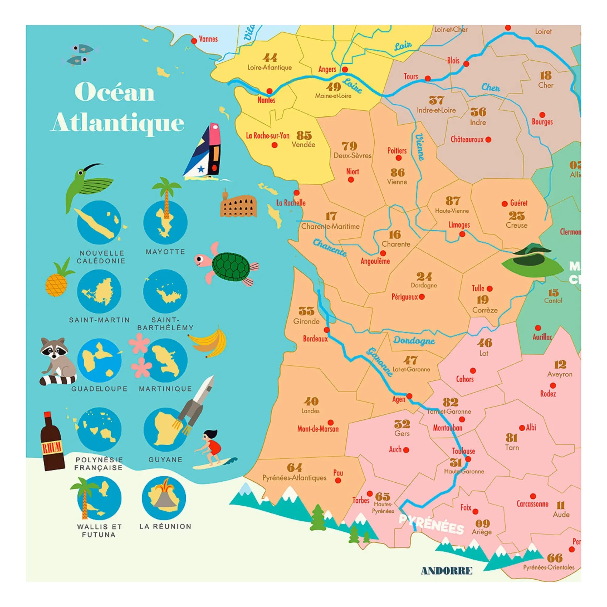 Vilac - France Magnetic Map - Ingela P. Arrhenius
