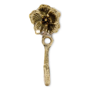 Doing Goods - Maisie Flower Hanger Hook | Brass