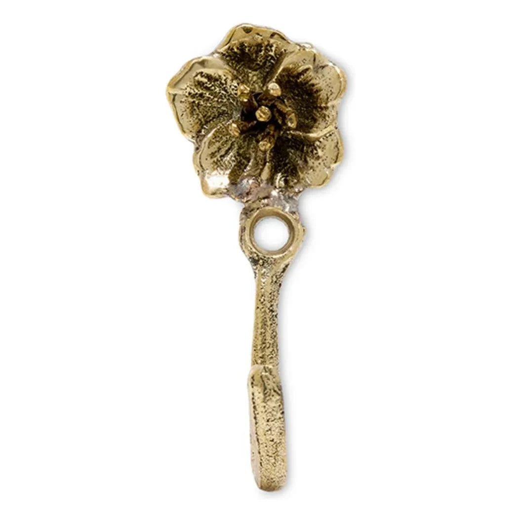 Doing Goods - Maisie Flower Hanger Hook | Brass