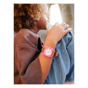 Mini Kyomo - Leopard Watch - Mini Kyomo x Taxi Brousse | Brown