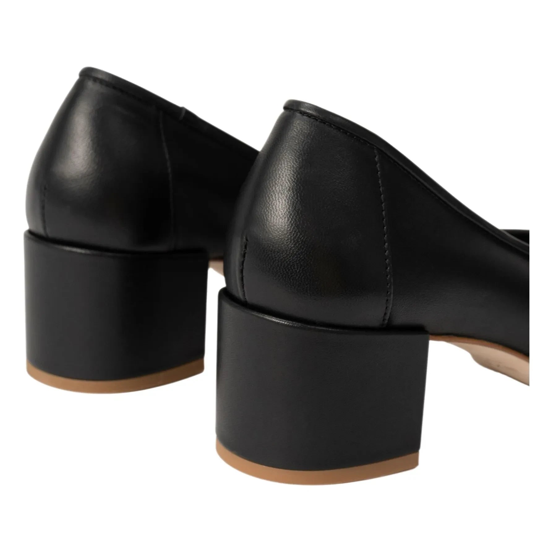 BY FAR - Prudence 45 Leather Ballerinas | Black