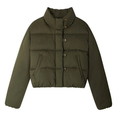 Soeur - Flore Puffer Jacket | Khaki