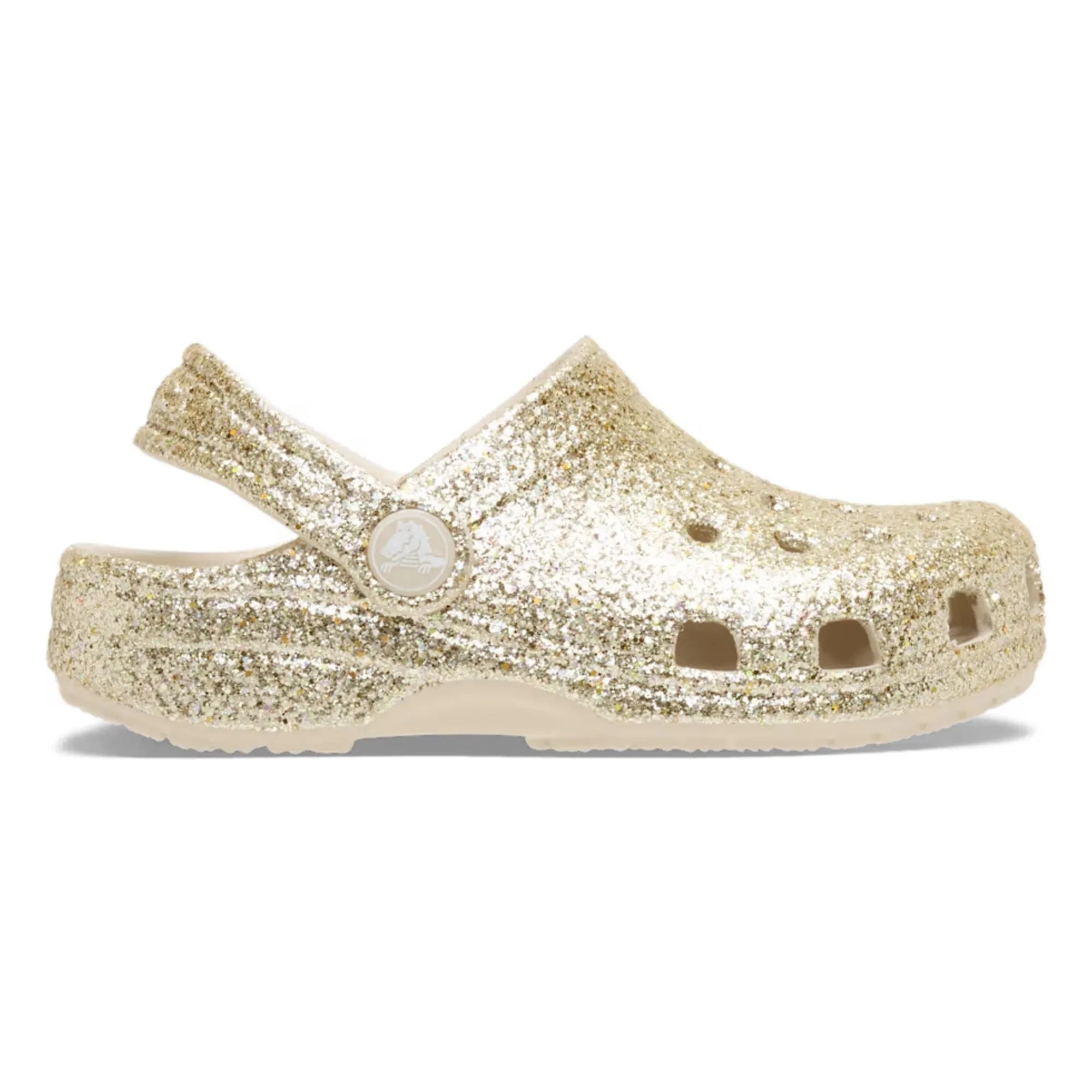 Crocs - Classic Thick Glitter Clogs | Sand
