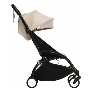 Stokke® - YOYO³ Bonpoint komple bebek arabası 0+ ve 6+ Siyah çerçeve | Bej