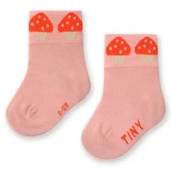 Tinycottons - Pink Baby Mushroom Socks