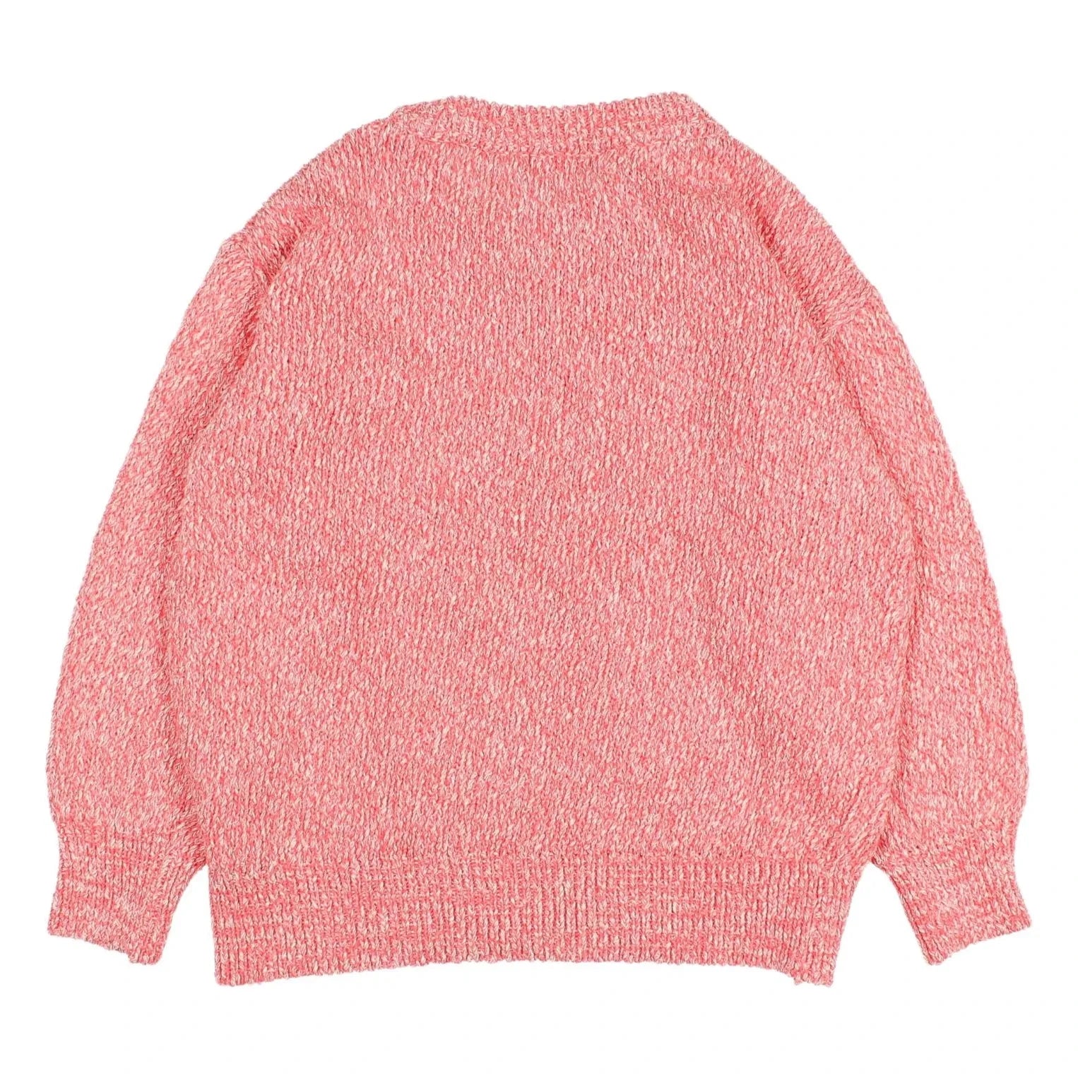 Búho - Chiné Organic Cotton Sweater | Pink