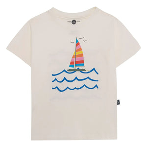 Pepita & Me - Sailboat printed T-shirt | White