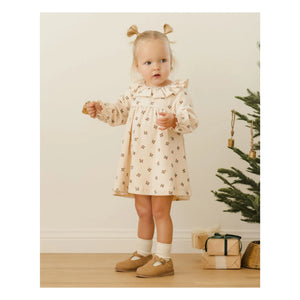 Quincy Mae - Holly Berry Dress | Ecru