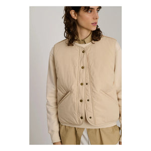 Soeur - Desmond Sleeveless Jacket | Beige
