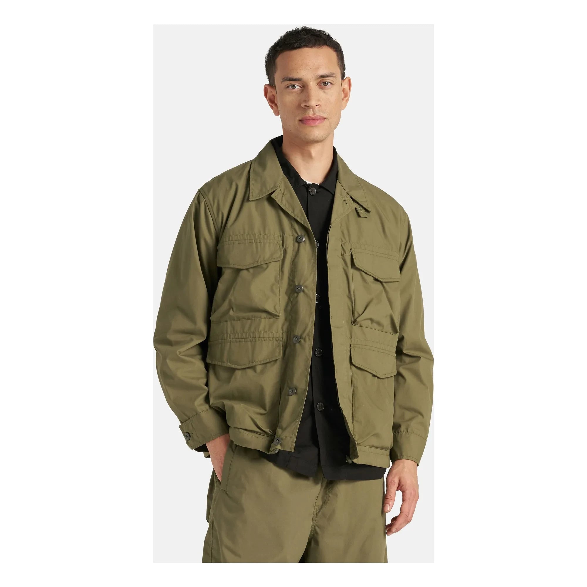 Universal Works - Recycled Fiber Parachute Jacket | Olive Green