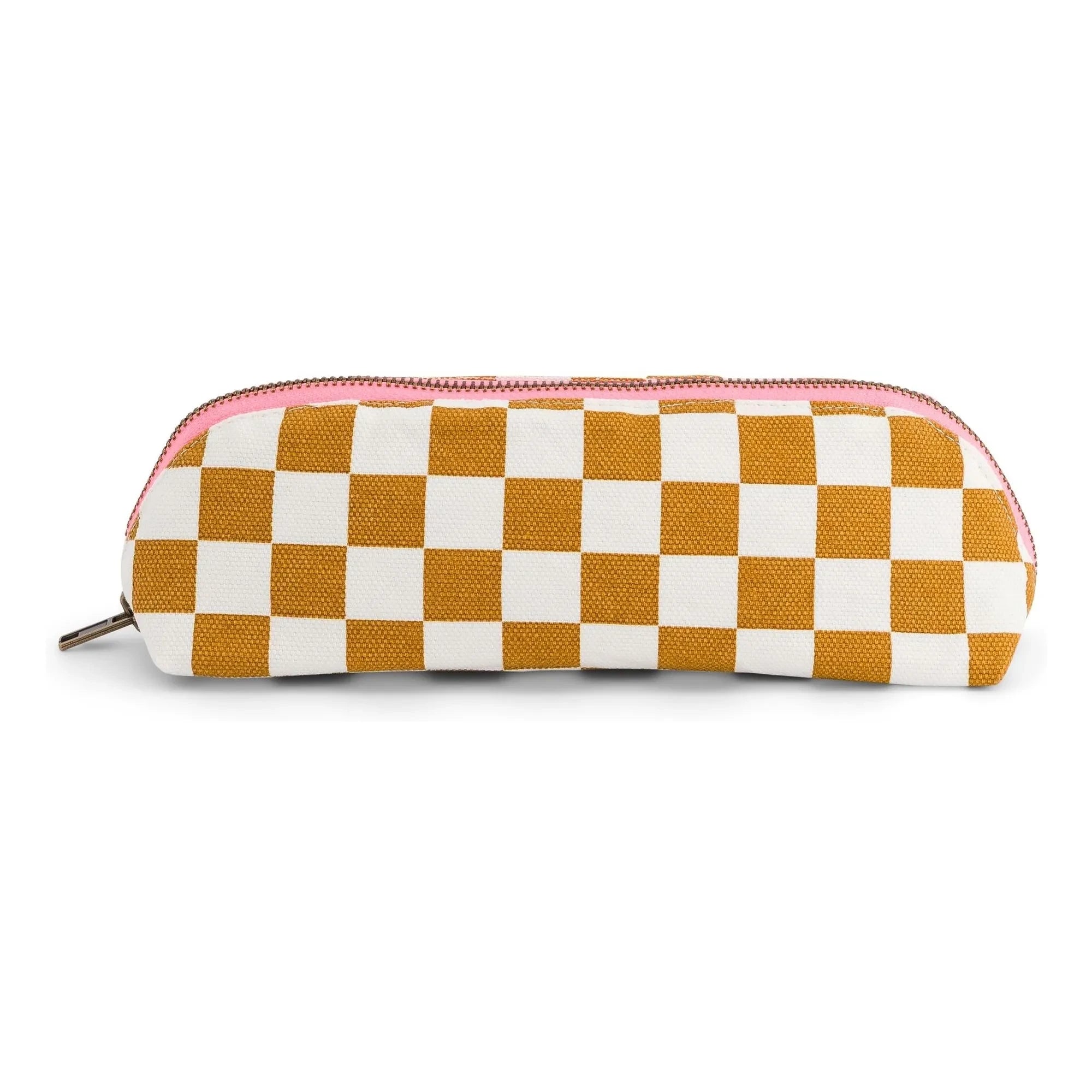 Rose in April - Gaston Damier pencil case | Caramel