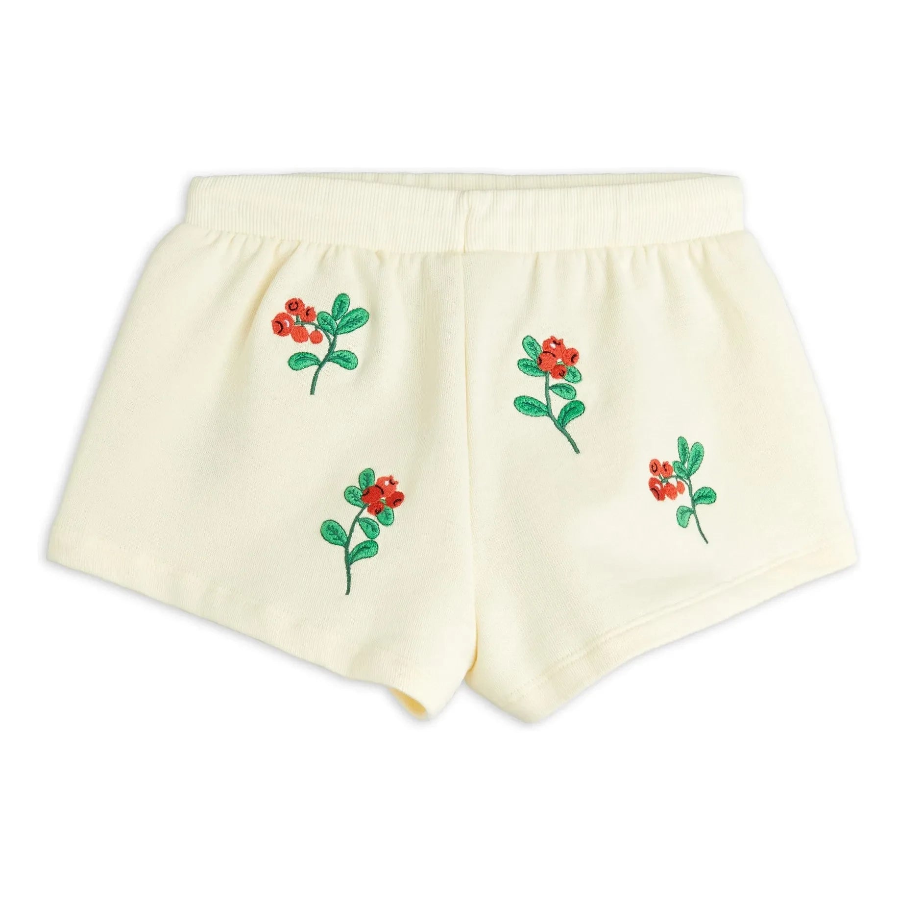 Mini Rodini - Organic Cotton Floral Pattern Shorts | Ecru